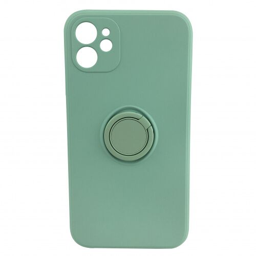 Чохол iPhone 12 /6,1''/ Silicone Full Camera Ring /mint/