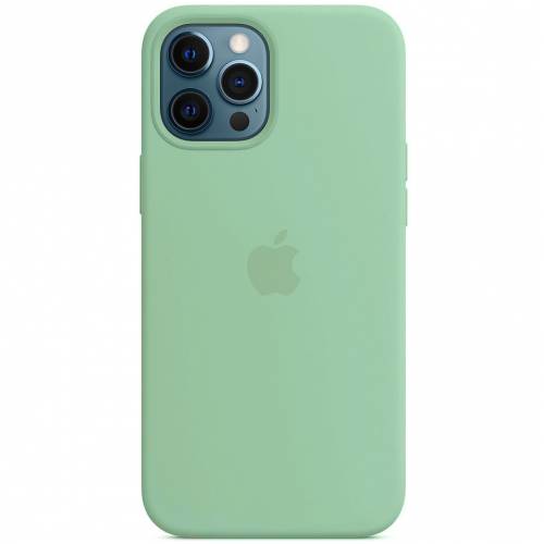 Чохол iPhone 12 (6,7) Silicone Case Full /pistachio/