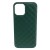 Чохол iPhone 12 Pro /6,1''/ Quilted Leather case /green/