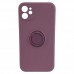 Чохол iPhone 12 Pro /6,1''/ Silicone Full Camera Ring /blueberry/