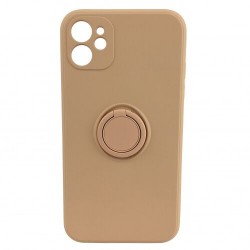 Чохол iPhone 12 Pro /6,1''/ Silicone Full Camera Ring /grapefruit/