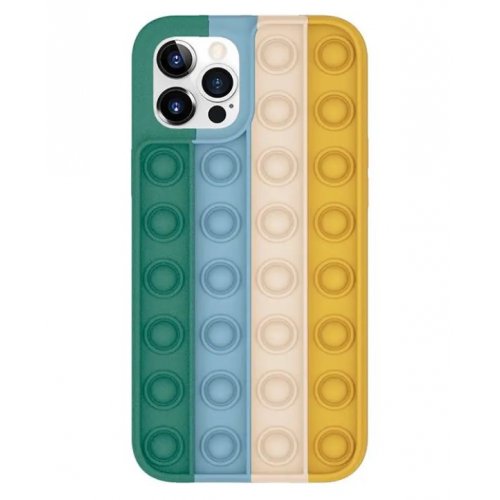 Чохол iPhone 12 Pro /6,1''/Silicone Pop it 2 /green/