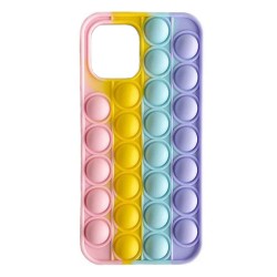 Чохол iPhone 12 Pro /6,1''/Silicone Pop it 2 /pink yellow/