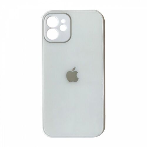 Чохол iPhone 12 Pro Max /6,7''/ Glass Pastel Full Camera /white/