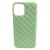 Чохол iPhone 12 Pro Max /6,7''/ Quilted Leather case /mint/