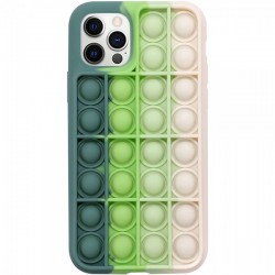 Чохол iPhone 12 Pro Max /6,7''/ Silicone Pop it 2 /green/