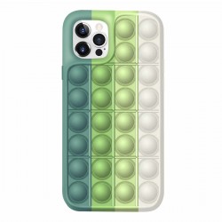 Чохол iPhone 12 Pro Max /6,7''/ Silicone Pop it /green green/