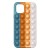 Чохол iPhone 12 Pro Max /6,7''/ Silicone Pop it /green orange/