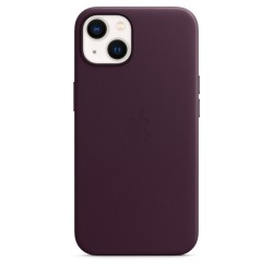 Чохол iPhone 13 Leather Case with MagSafe /dark cherry/