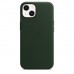 Чохол iPhone 13 Leather Case with MagSafe /sequoia green/