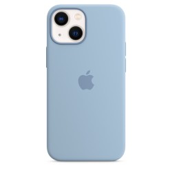 Чохол iPhone 13 Mini Silicone Case Full /blue/