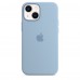 Чохол iPhone 13 Mini Silicone Case Full /blue/