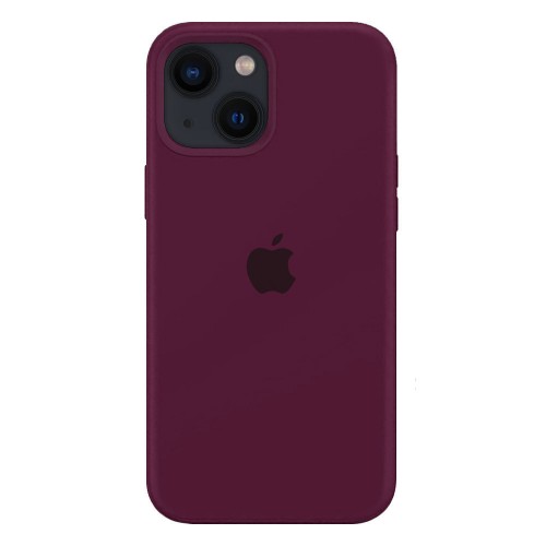Чохол iPhone 13 Mini Silicone Case Full /marsala/