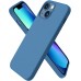 Чохол iPhone 13 Mini Silicone Case Full /midnight  blue/