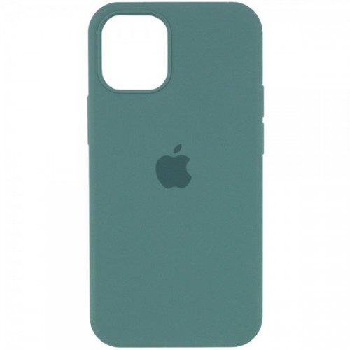 Чохол iPhone 13 Mini Silicone Case Full /pine green/