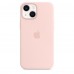 Чохол iPhone 13 Mini Silicone Case Full /pink/