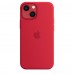Чохол iPhone 13 Mini Silicone Case Full /red/