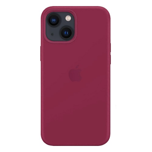Чохол iPhone 13 Mini Silicone Case Full /rose red/