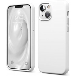 Чохол iPhone 13 Mini Silicone Case Full /white/