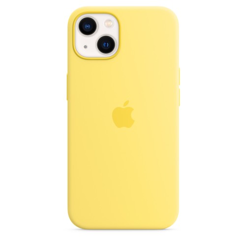 Чохол iPhone 13 Mini Silicone Case Full /yellow/
