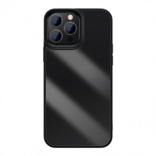 Чохол iPhone 13 Pro Baseus Crystal Case /black/