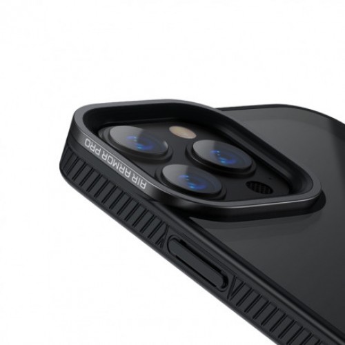 Чохол iPhone 13 Pro Baseus Crystal Case /black/