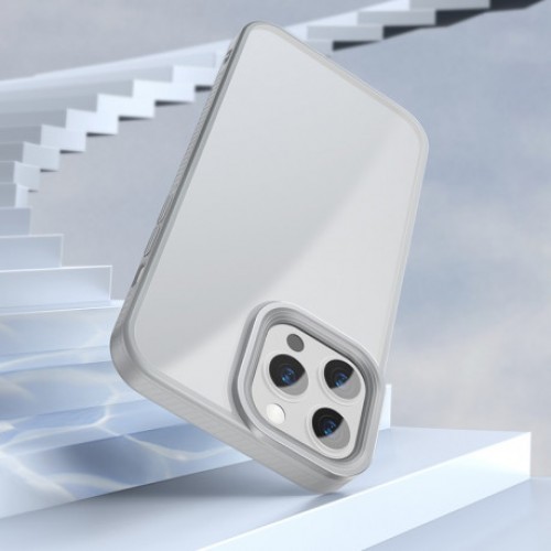 Чохол iPhone 13 Pro Baseus Crystal Case /french grey/