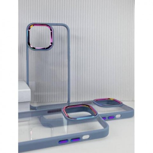 Чохол iPhone 13 Pro Crystal Case /blue chameleon/