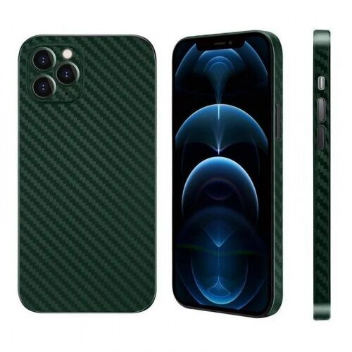 Чохол iPhone 13 Pro K-DOO Air Carbon Full Camera /green/