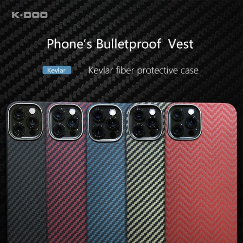 Чохол iPhone 13 Pro K-DOO Kevlar case /black/