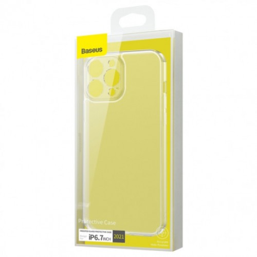 Чохол iPhone 13 Pro Max Baseus Frosted Glass /transparent/