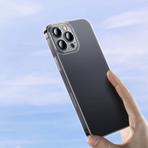 Чохол iPhone 13 Pro Max Baseus Frosted Glass /transparent/