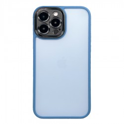 Чохол iPhone 13 Pro Max Rock Guard matte Full Camera /blue/
