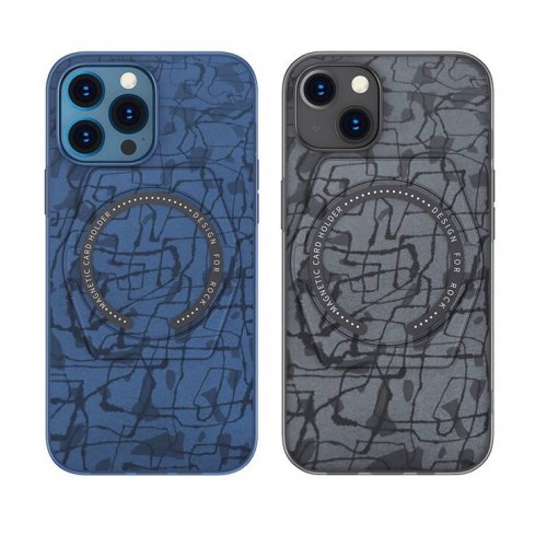 Чохол iPhone 13 Pro Max Rock Moca Magnet /black/