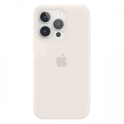 Чохол iPhone 13 Pro Max  Silicone Case Full /antique white/