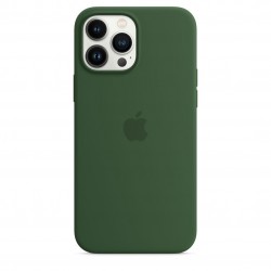 Чохол iPhone 13 Pro Max  Silicone Case Full /cyprus green/