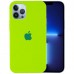 Чохол iPhone 13 Pro Max  Silicone Case Full /juicy green/
