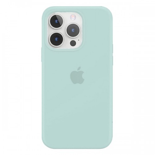 Чохол iPhone 13 Pro Max  Silicone Case Full /marine green/