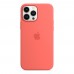 Чохол iPhone 13 Pro Max Silicone Case with MagSafe /pink pomelo/