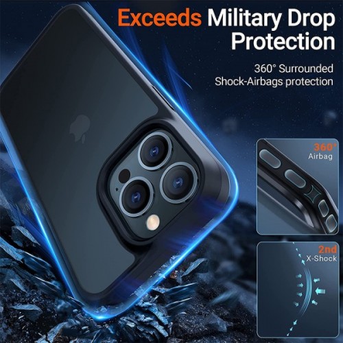 Чохол iPhone 13 Pro Rock Guard Series Clear /black/