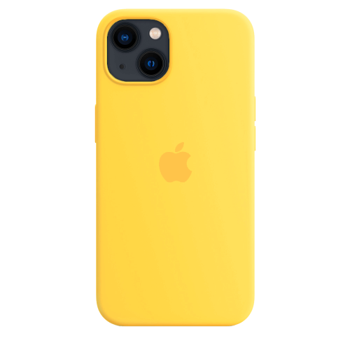Чохол iPhone 13 Pro Silicone Case Full /canary yellow/