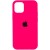 Чохол iPhone 13 Pro Silicone Case Full /electric pink/