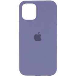 Чохол iPhone 13 Pro Silicone Case Full /lavender grey/