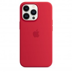 Чохол iPhone 13 Pro Silicone Case Full /red/