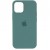 Чохол iPhone 13 Silicone Case Full /pine green/