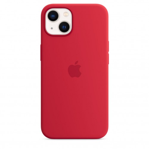 Чохол iPhone 13 Silicone Case Full /red/