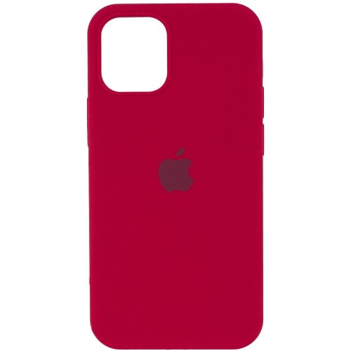 Чохол iPhone 13 Silicone Case Full /rose red/