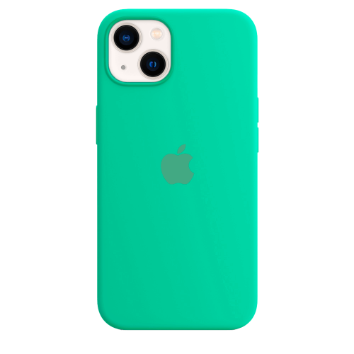 Чохол iPhone 13 Silicone Case Full /spearmint/