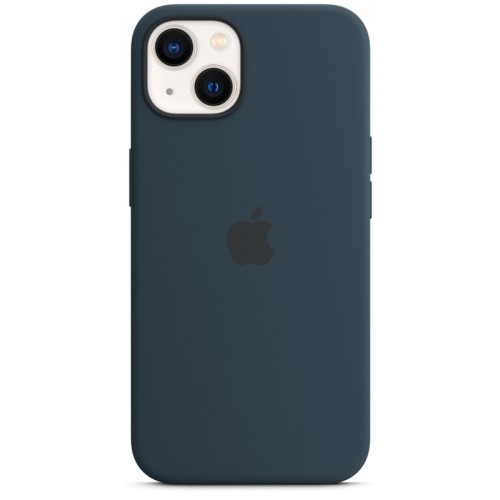 Чохол iPhone 13 Silicone Case with MagSafe /abyss blue/