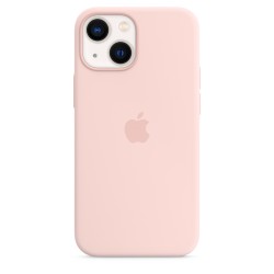 Чохол iPhone 13 Silicone Case with MagSafe /chalk pink/